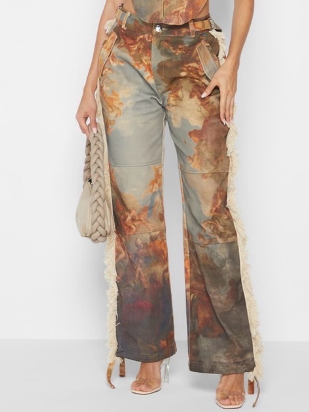 Maniere De Voir Art Cargo Pant Renaissance Tapestry